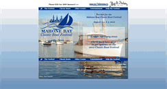Desktop Screenshot of mahonebayclassicboatfestival.org