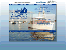 Tablet Screenshot of mahonebayclassicboatfestival.org